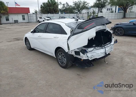 2025 Hyundai Elantra Hybrid Blue from USA, damaged, VIN KMHLM4DJ6SU123014